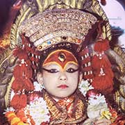 Kumari, a living goddess