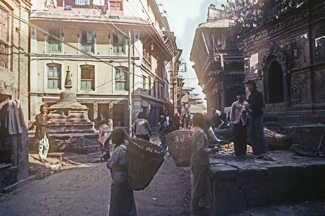 Narrow street, Kathmandu