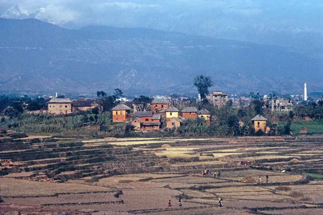 View towards central Kathmandu