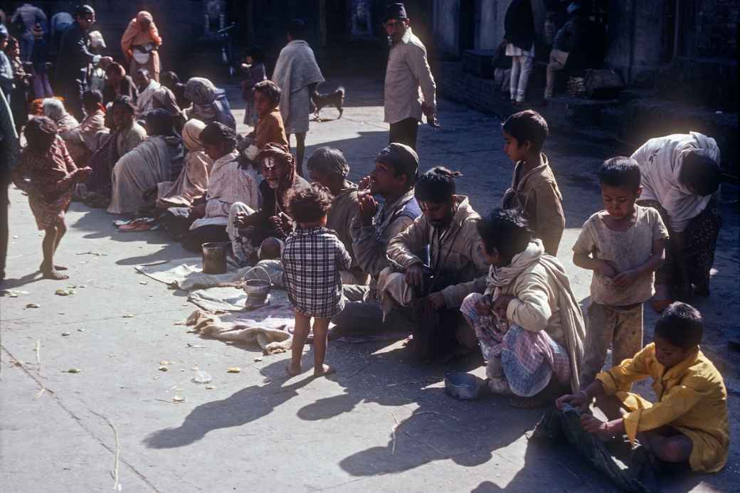 Beggars, Pashupatinath Temple