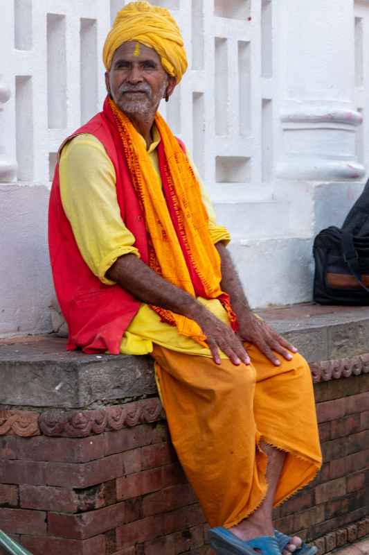 Hindu devotee, Pashupatinath Temple