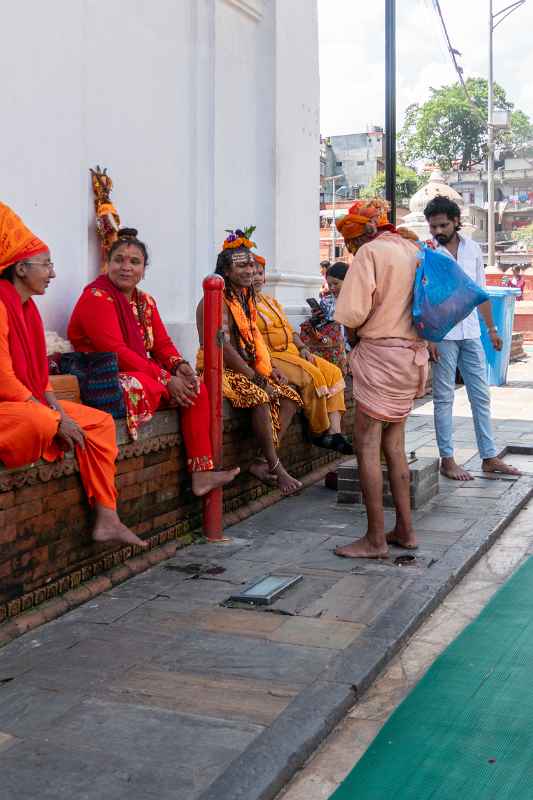 Hindu devotees, Pashupatinath Temple