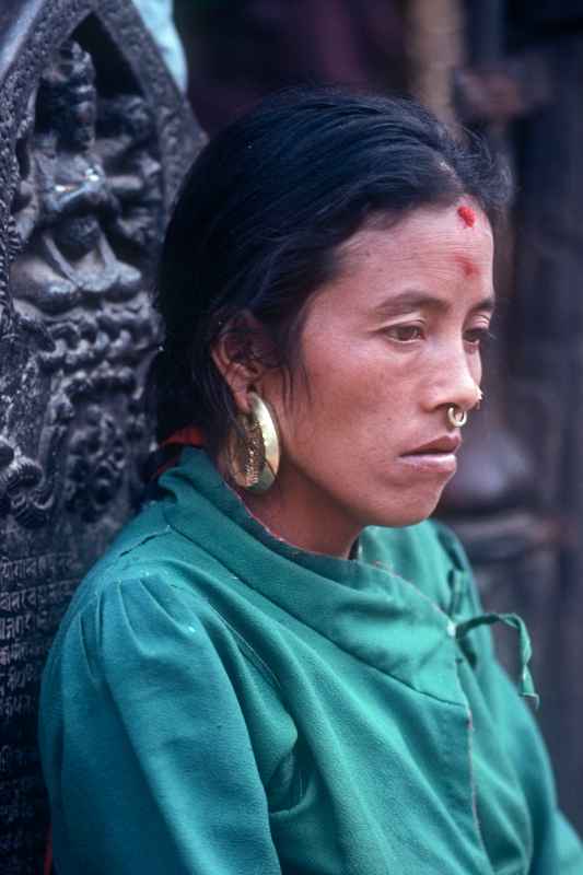 Newar woman, Indra Chowk