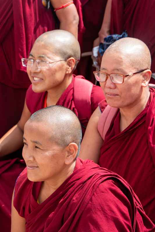 Buddhist nuns, Swayambhunath