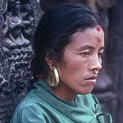 Newar woman, Indra Chowk