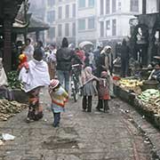 Market in 'Pig Alley'