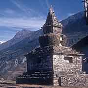 View with a chorten