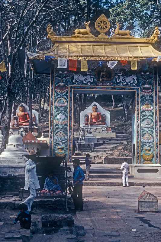 Gate to the Swayambhunath stupa