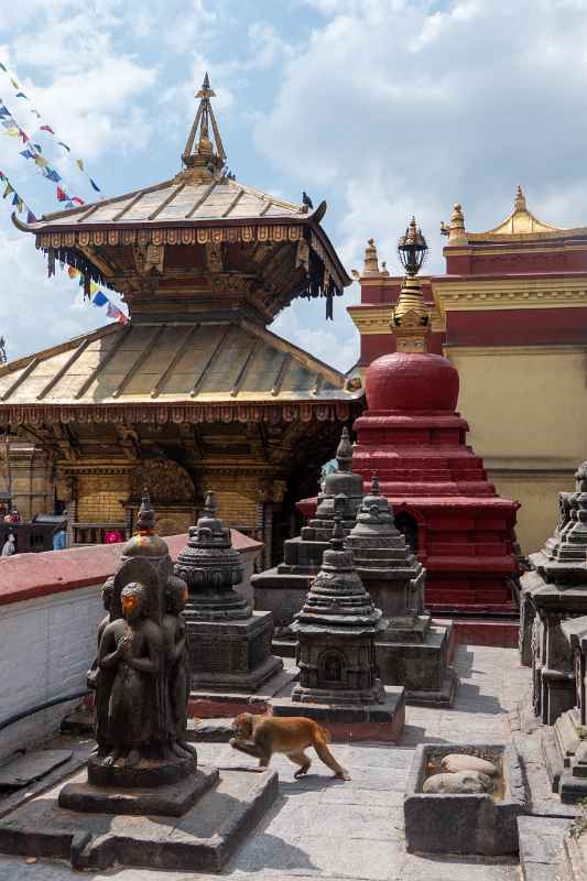 Pagodas and smaller stupas