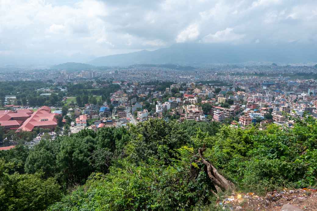 View to Kathmandu from Swayambunath