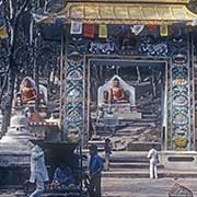 Gate to the Swayambhunath stupa