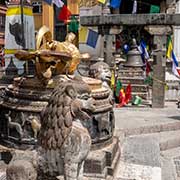 Gilt Dorji thunderbolt, Swayambhunath