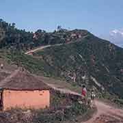 Road Pokhara to Sarangkot