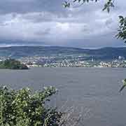 View to Lillehammer, Lake Mjøsa
