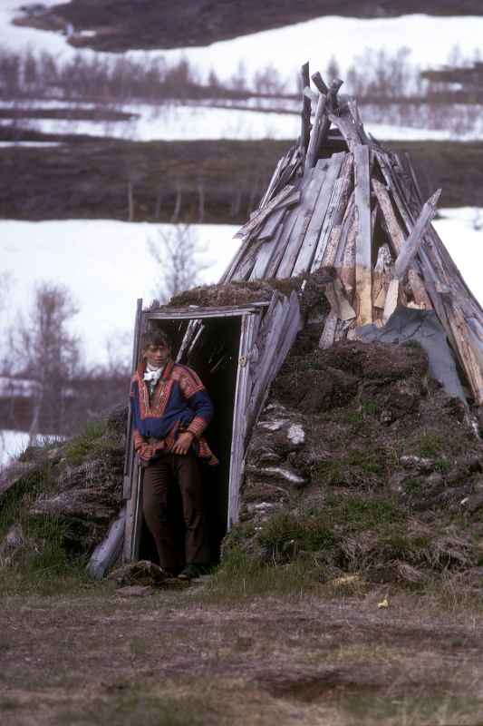 Sami hut, near Kvaenangen