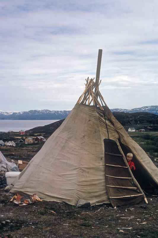 Sami tent, near Kvaenangen