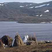 Sami camp near Kirkeporten