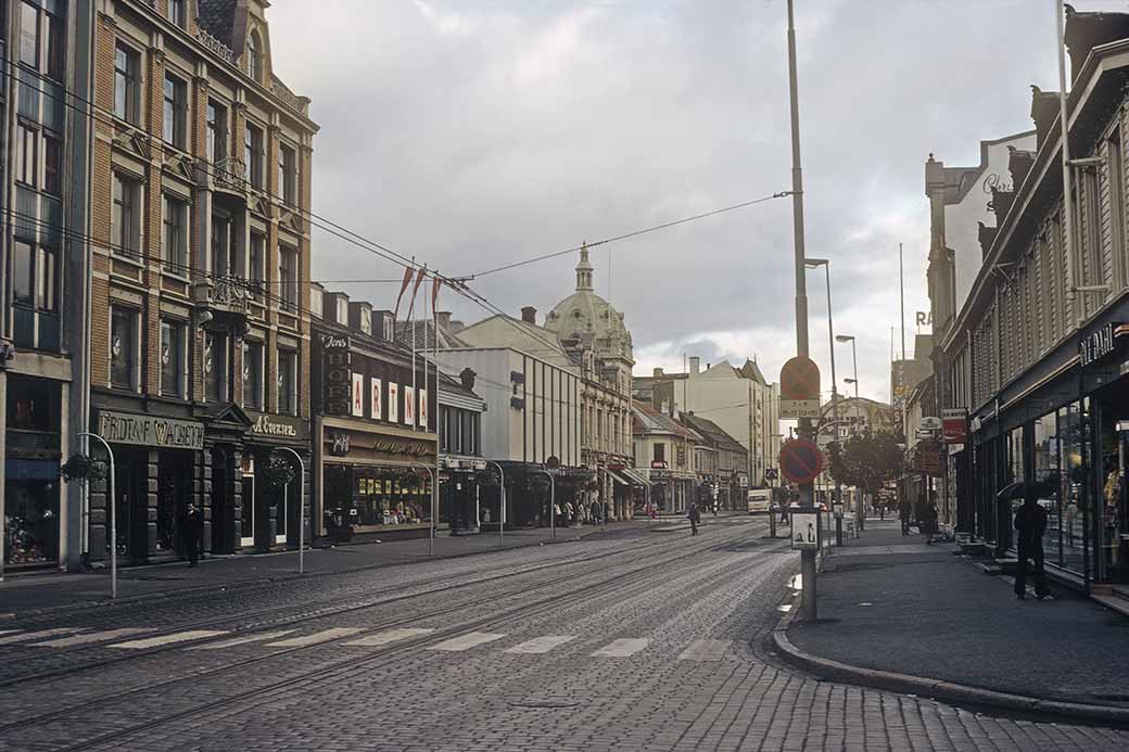 Main street in Trondheim