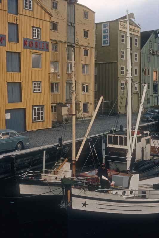 Warehouses, Trondheim harbour