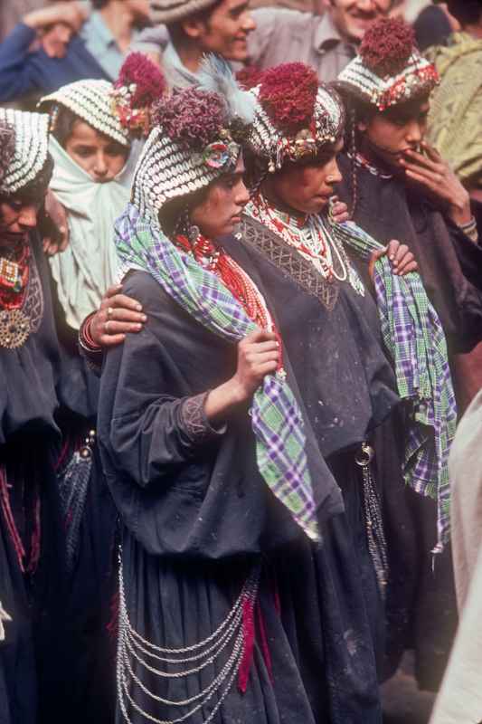 Kalash women dancing