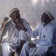 Elderly Pashtun men