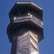 Wooden minaret