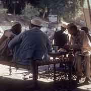 Men in tea house, Torkham