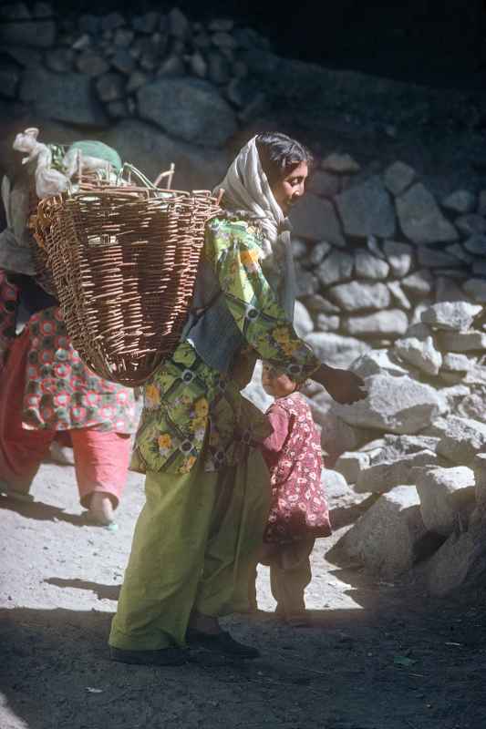 Woman with a basket
