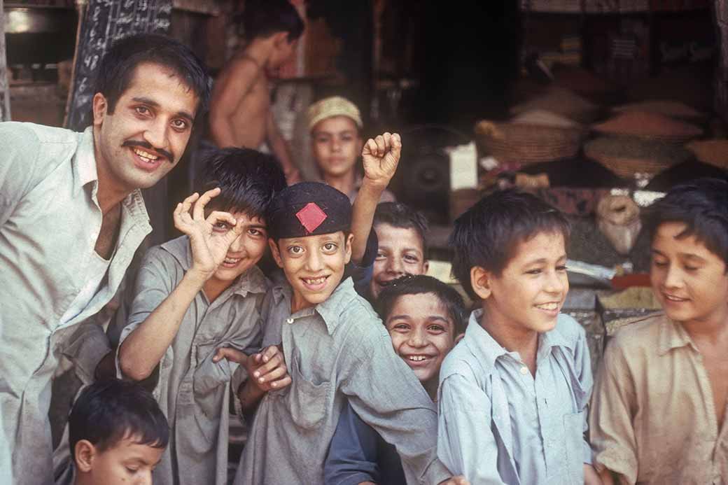 Man and boys, Peshawar