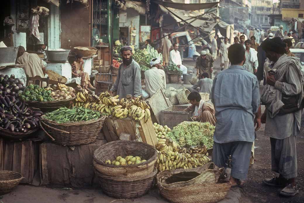 Vegetable market, Peshawar