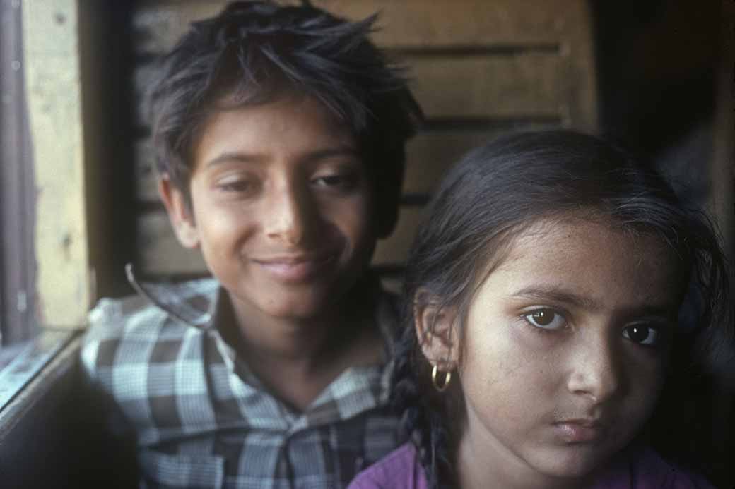 Two Indian children