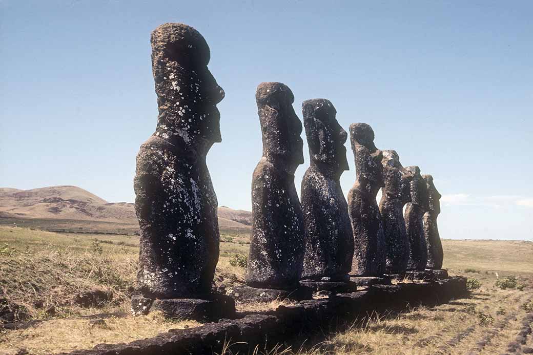 Moai of Ahu Akivi
