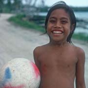 Girl with her ball