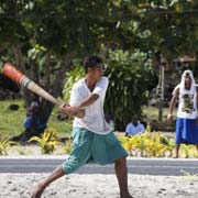 Playing Samoan cricket