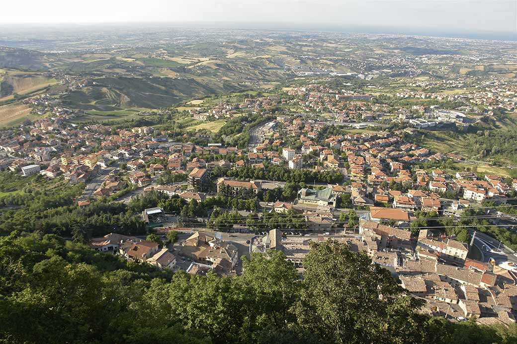 View to Borgo Maggiore