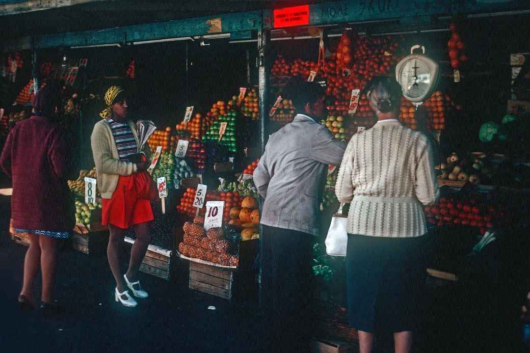 Vegetable market, Cape Town