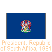 President of the Republic of South Africa, 1981