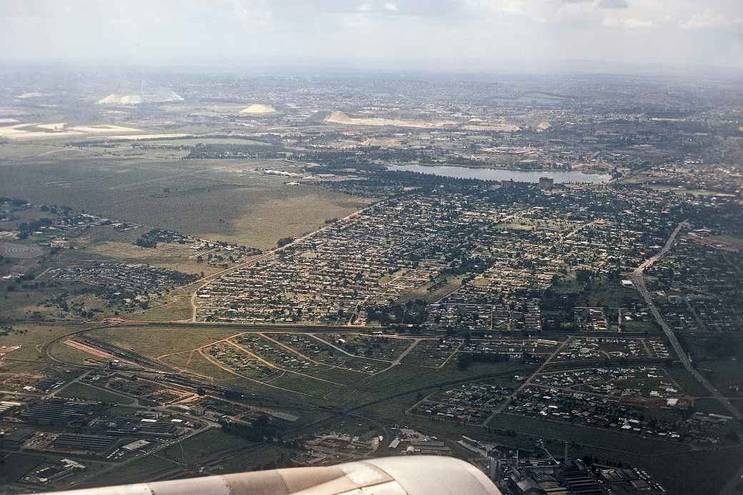 View towards Johannesburg