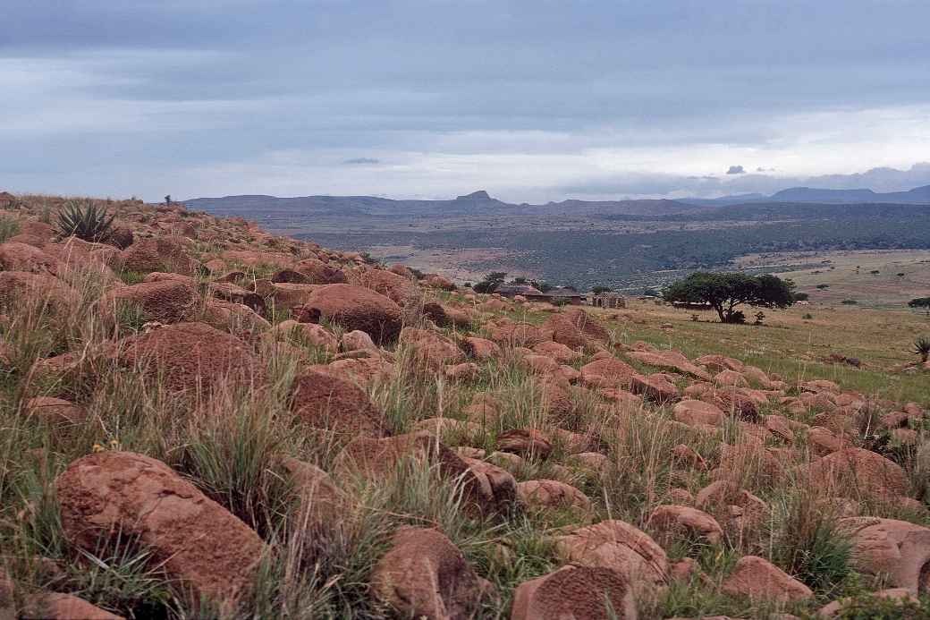 View to Isandlwana hill