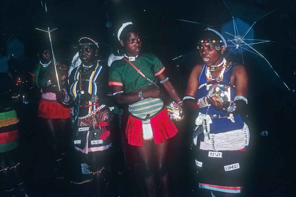 Zulu girls dancing, Ixopo