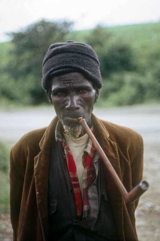 Old man with a pipe