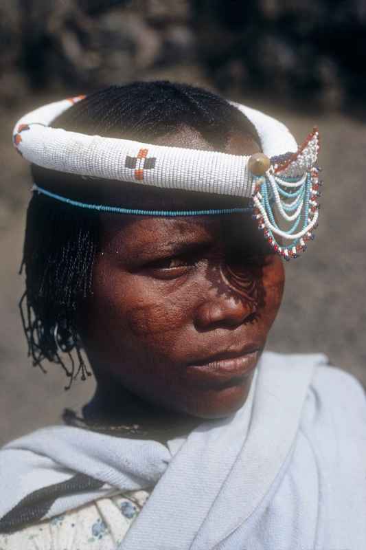 Mpondo woman with head ring