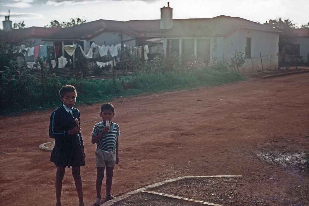 Cape Coloured children