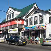 Shops along Waterkant, Paramaribo