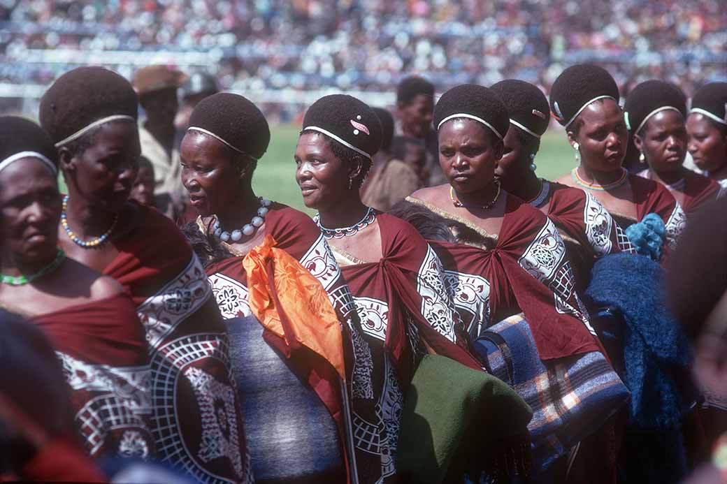 Kings Wives Arrive Independence Celebrations 1972 74 Swaziland