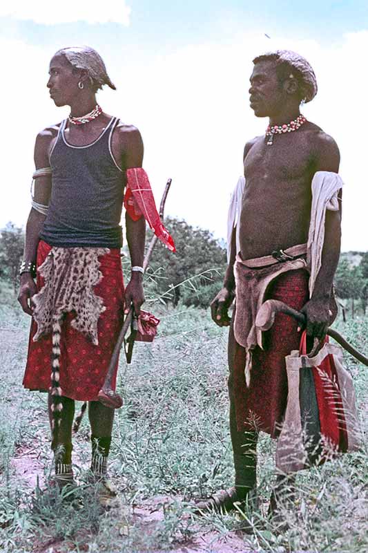 Traditional Swazi men