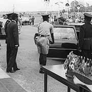 King Sobhuza II arriving
