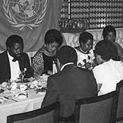 Prince Masitsela, Hugh Greenidge, Dinner party