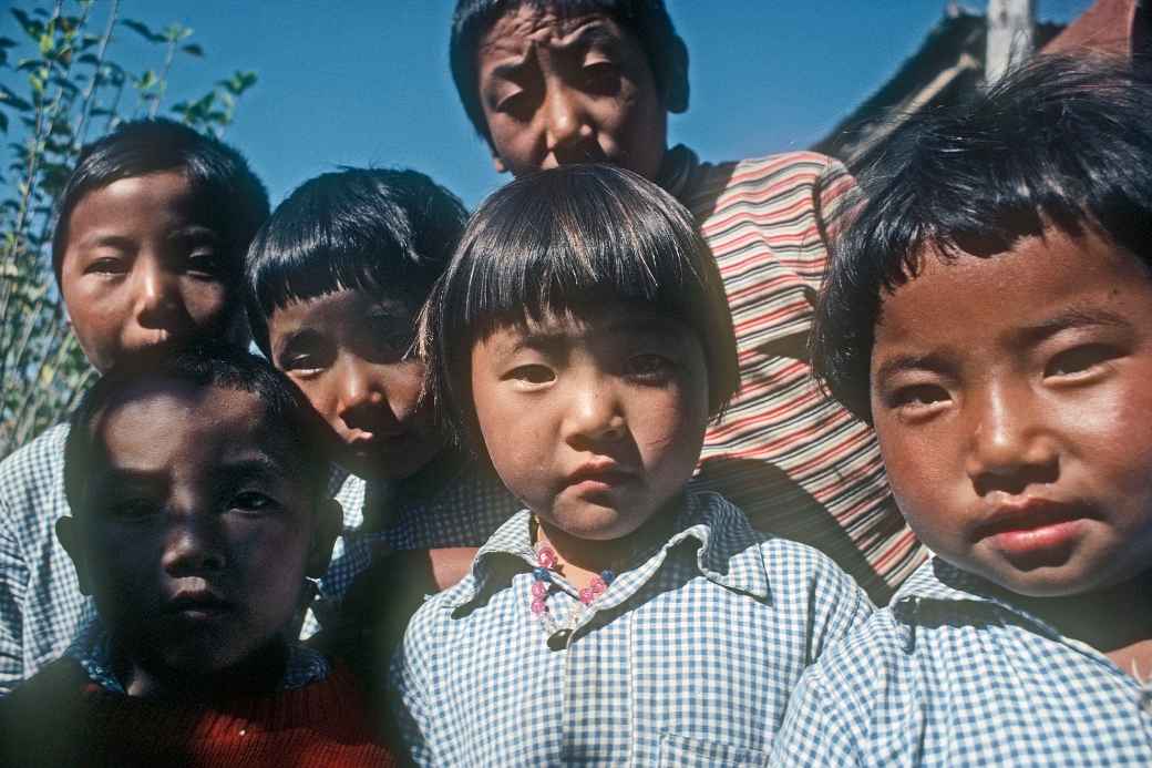 Tibetan children, McLeod Ganj
