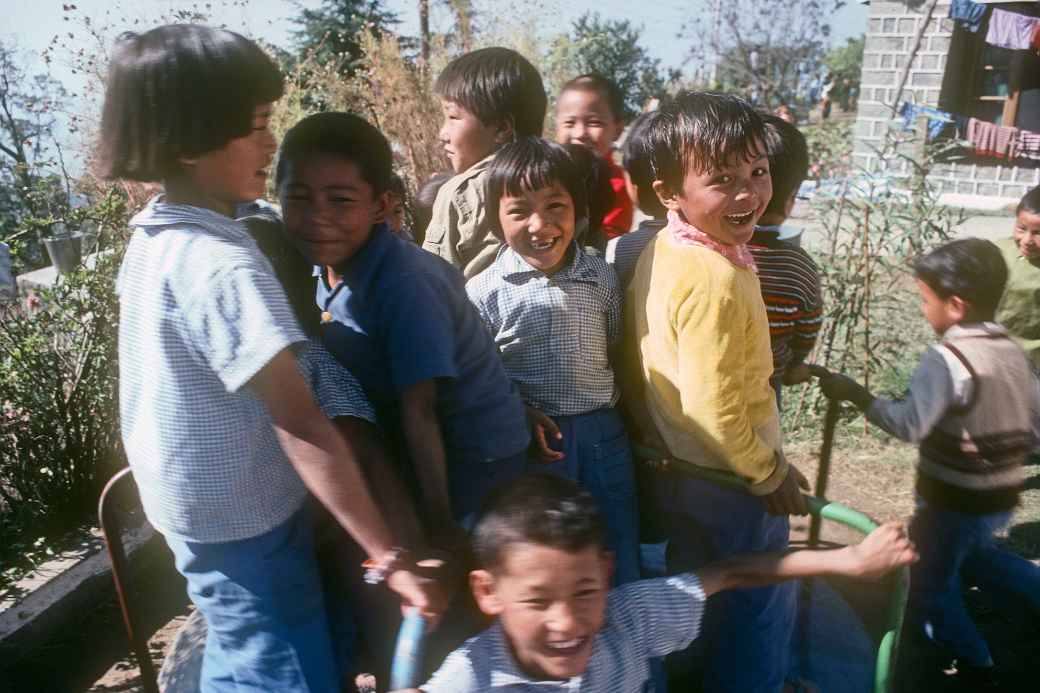 Children playing, McLeod Ganj